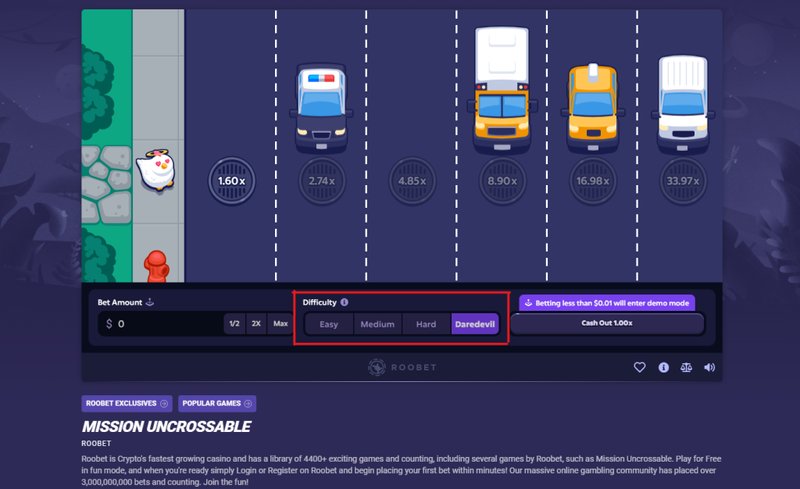 Mission uncrossable demo in Canada